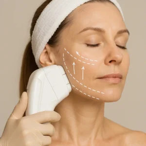 Woman having HI-FU to reduce wrinkles call LA LIPO Sunderland Now!