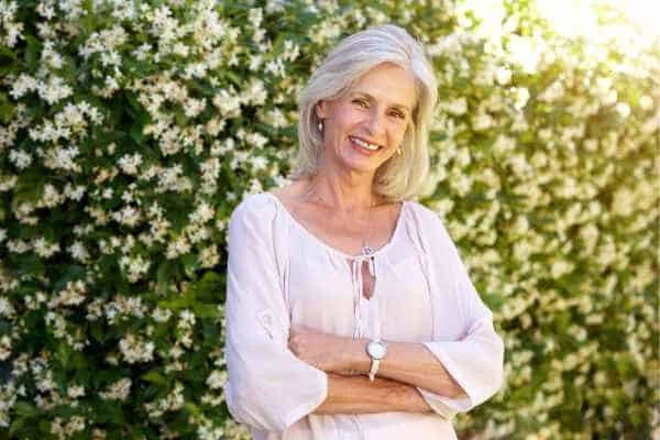 Older woman happy with urinary incontinence treatment Sunderland
