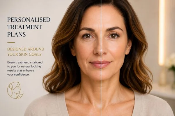 Before and after results of Collagen Lift Therapy Sunderland